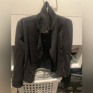 Women’s small suede black jacket